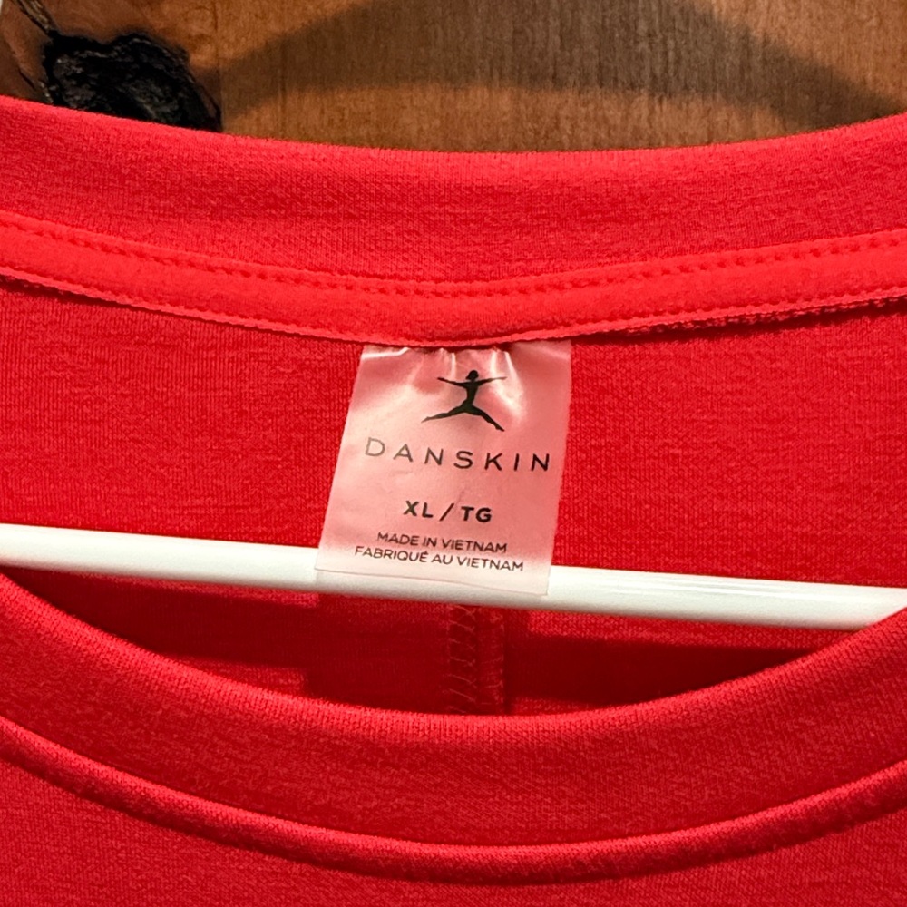Danskin Women's Vibrant Red Sweatshirt - Picture 2 of 6